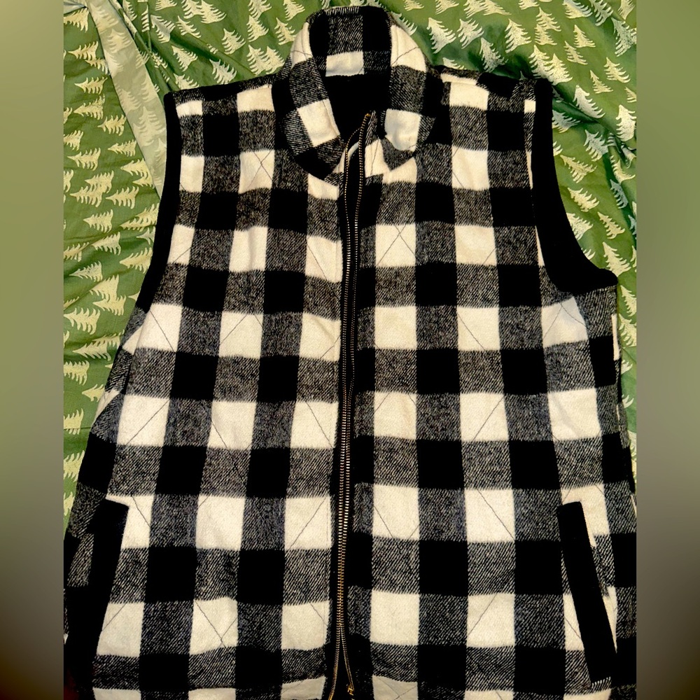 Checkered Vest